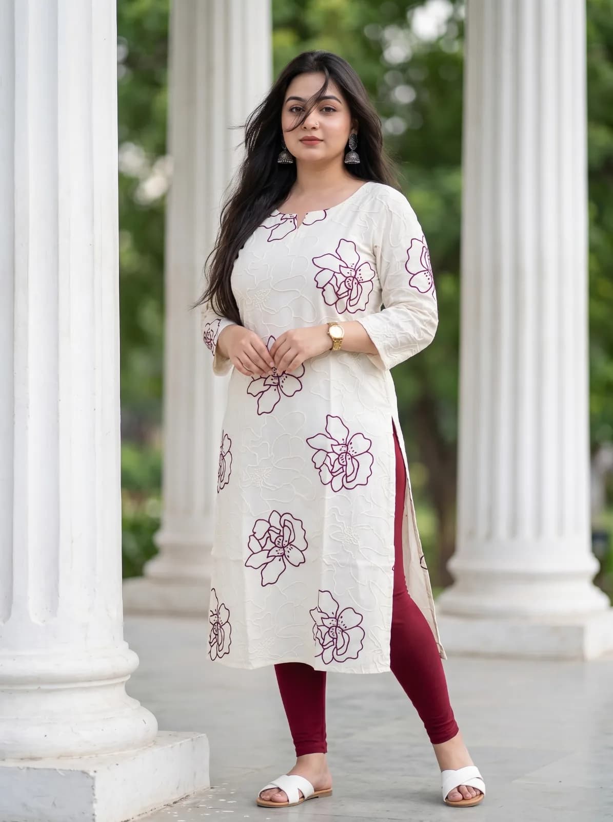 ONAM CREAM DRESS COLLECTIONS