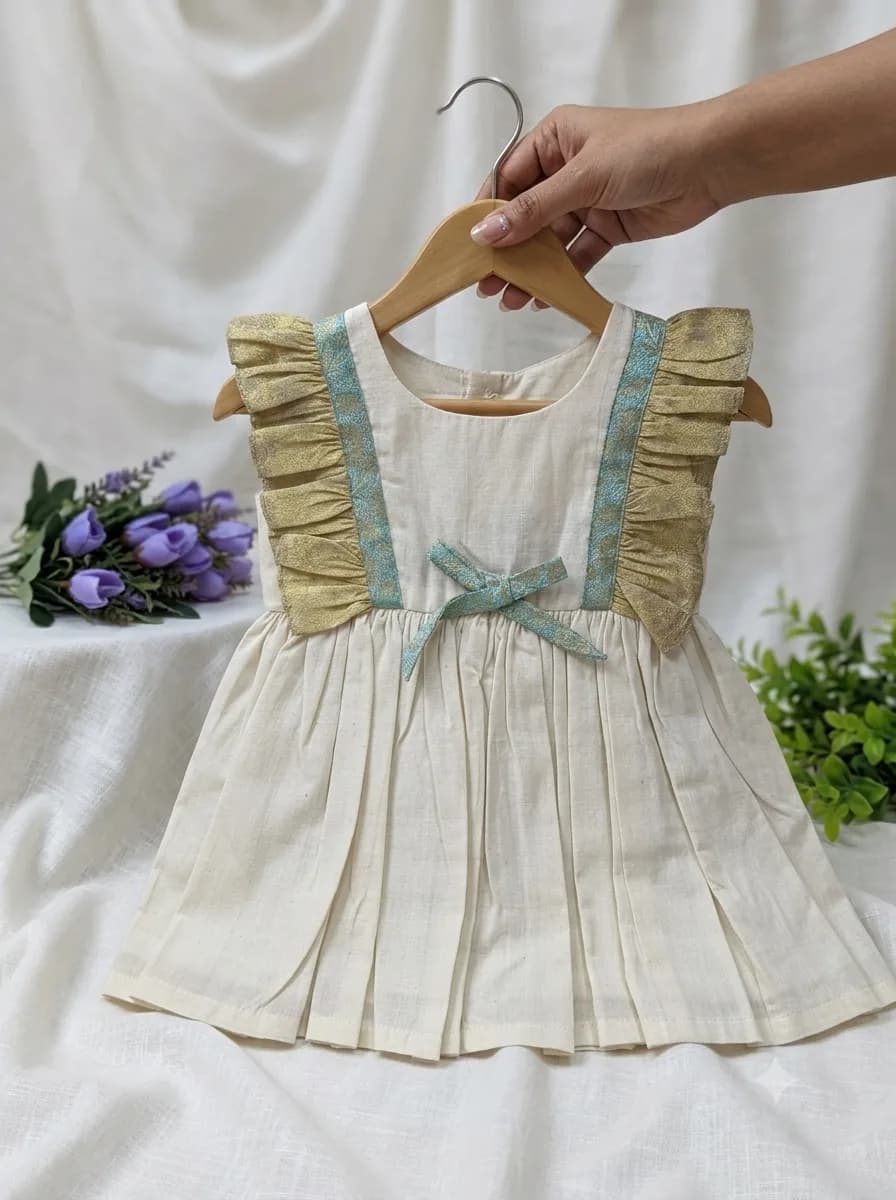 KIDS ONAM FROCK